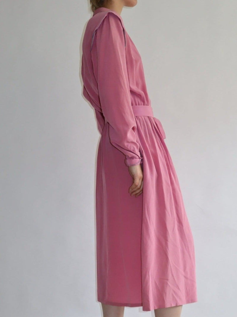 Pink silk dress - WILDE