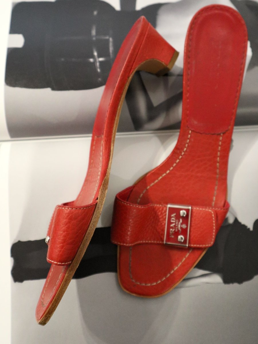 Prada red mules - WILDE