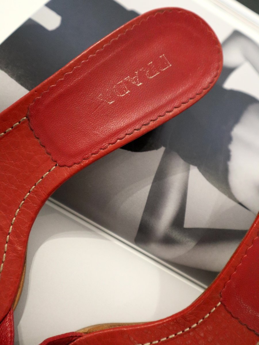 Prada red mules - WILDE