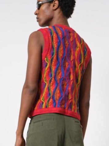 Red Coogi vest waistcoat - WILDE