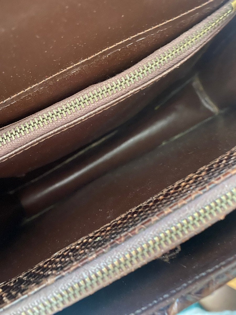 Snakeskin handbag - WILDE
