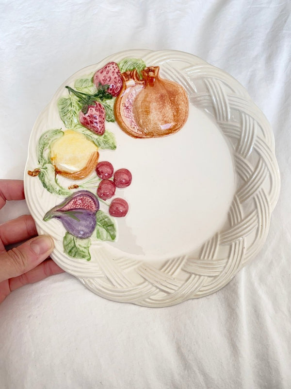 Summer fruit ceramic plate - WILDE