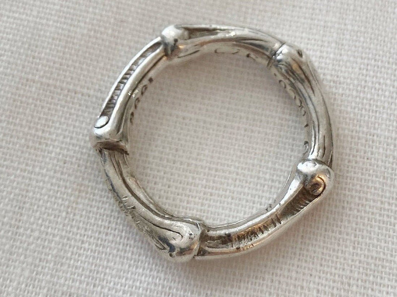 Tiffany silver bamboo 1996 ring - WILDE