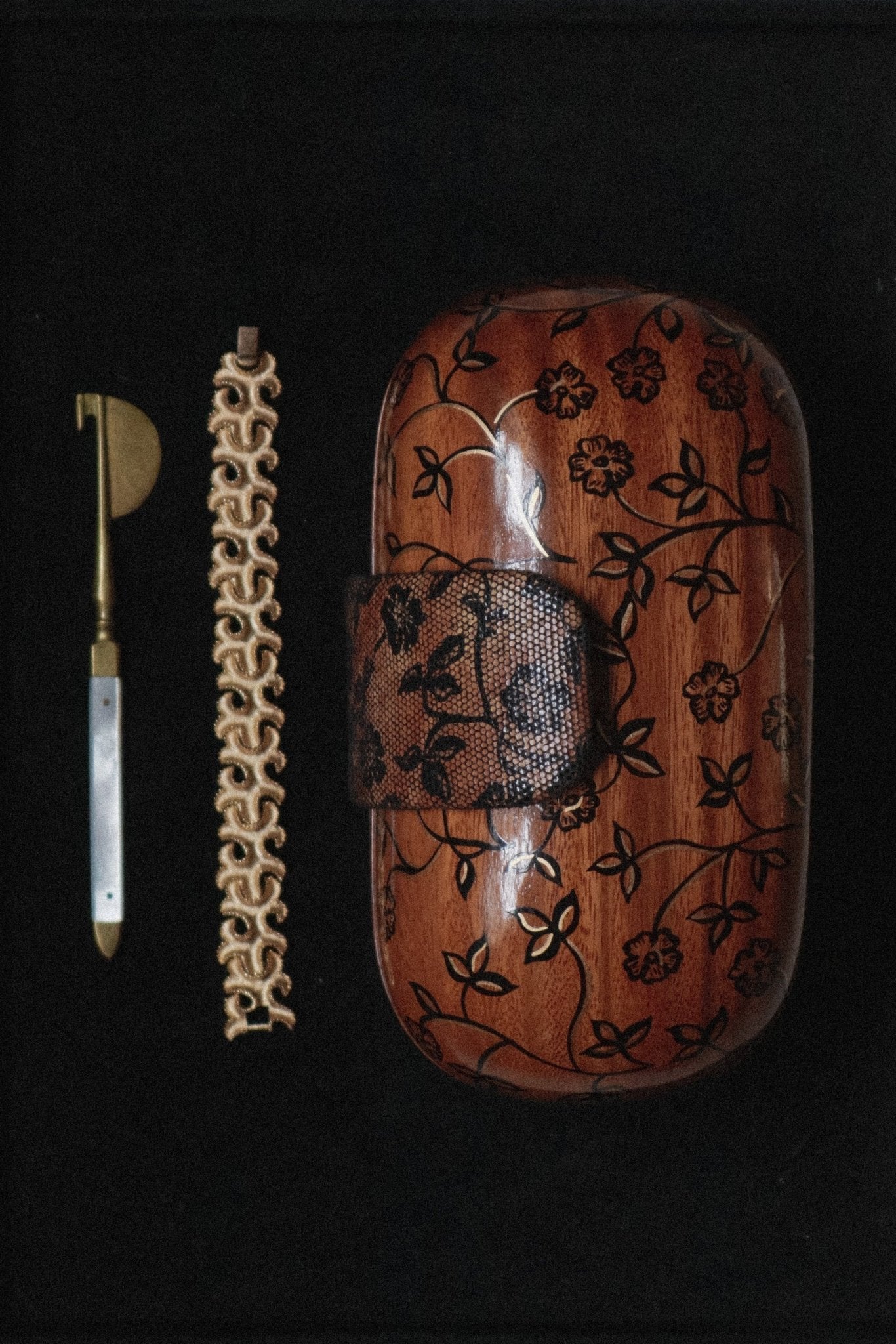 Timmy Woods Floral Wood Bag - WILDE