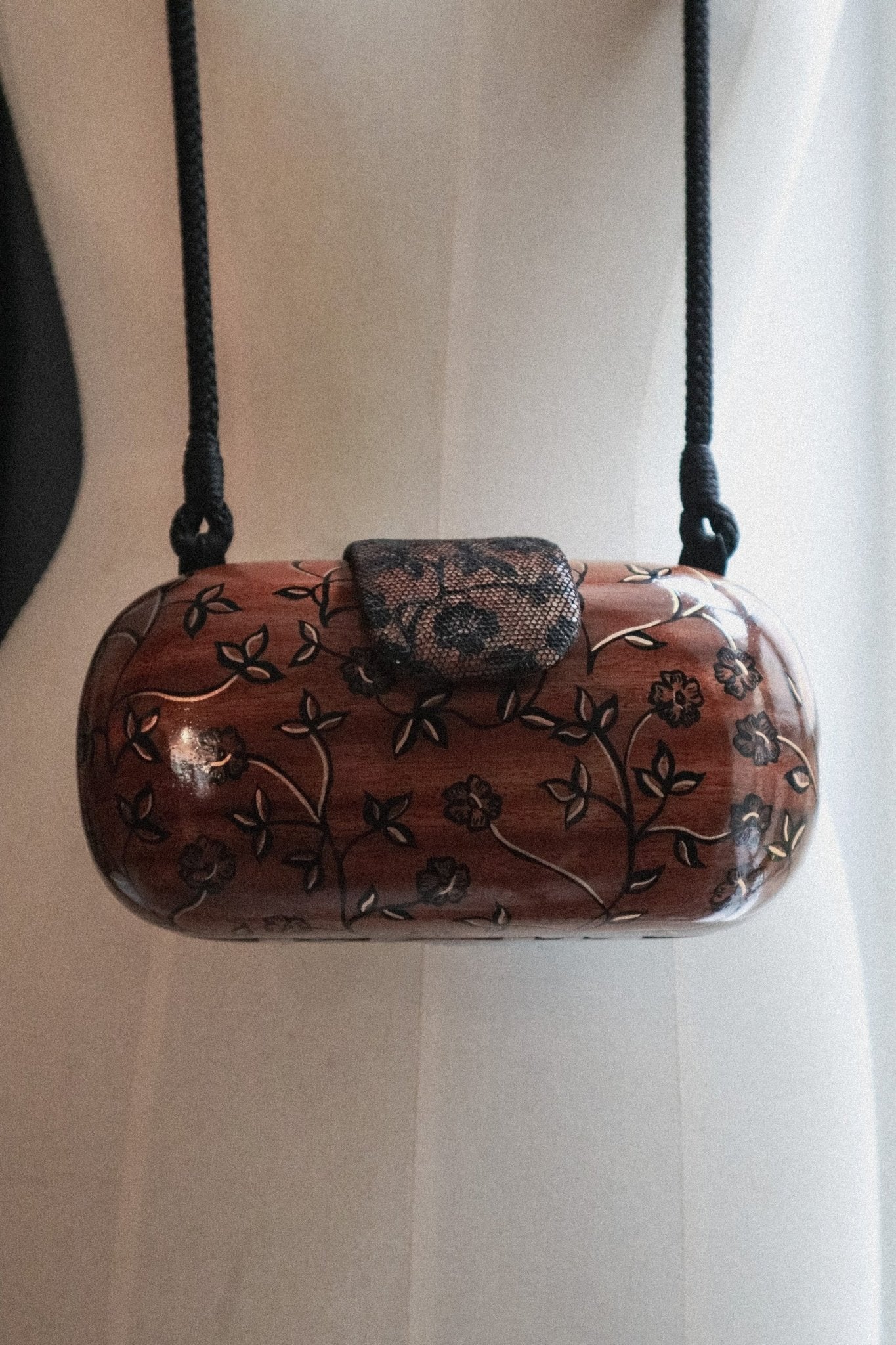 Timmy Woods Floral Wood Bag - WILDE