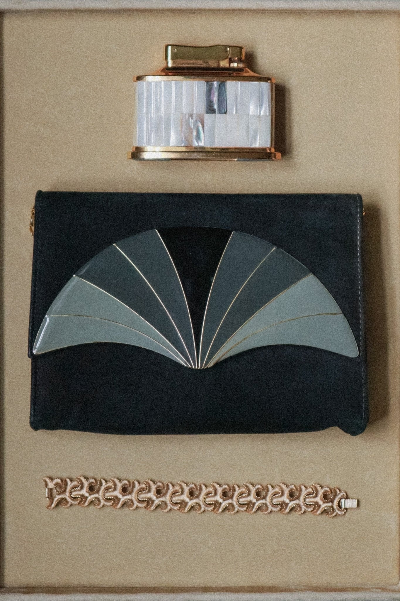 Vintage Suede Enamal Handbag - WILDE