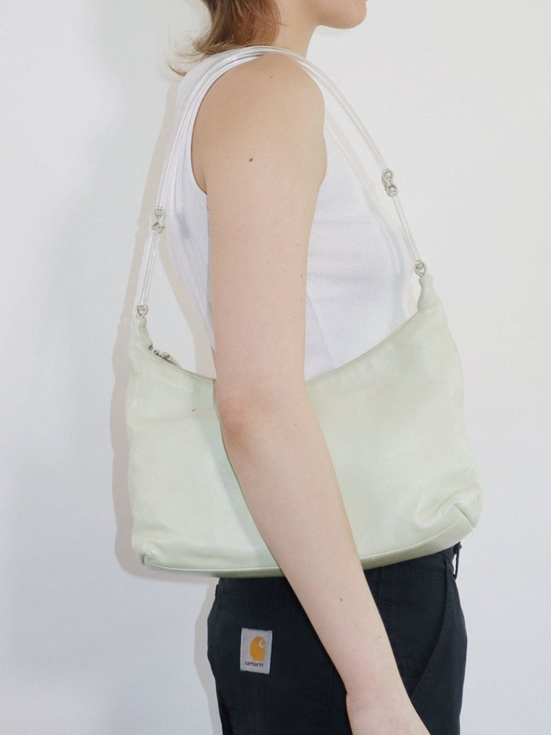 White Prada leather handbag - WILDE