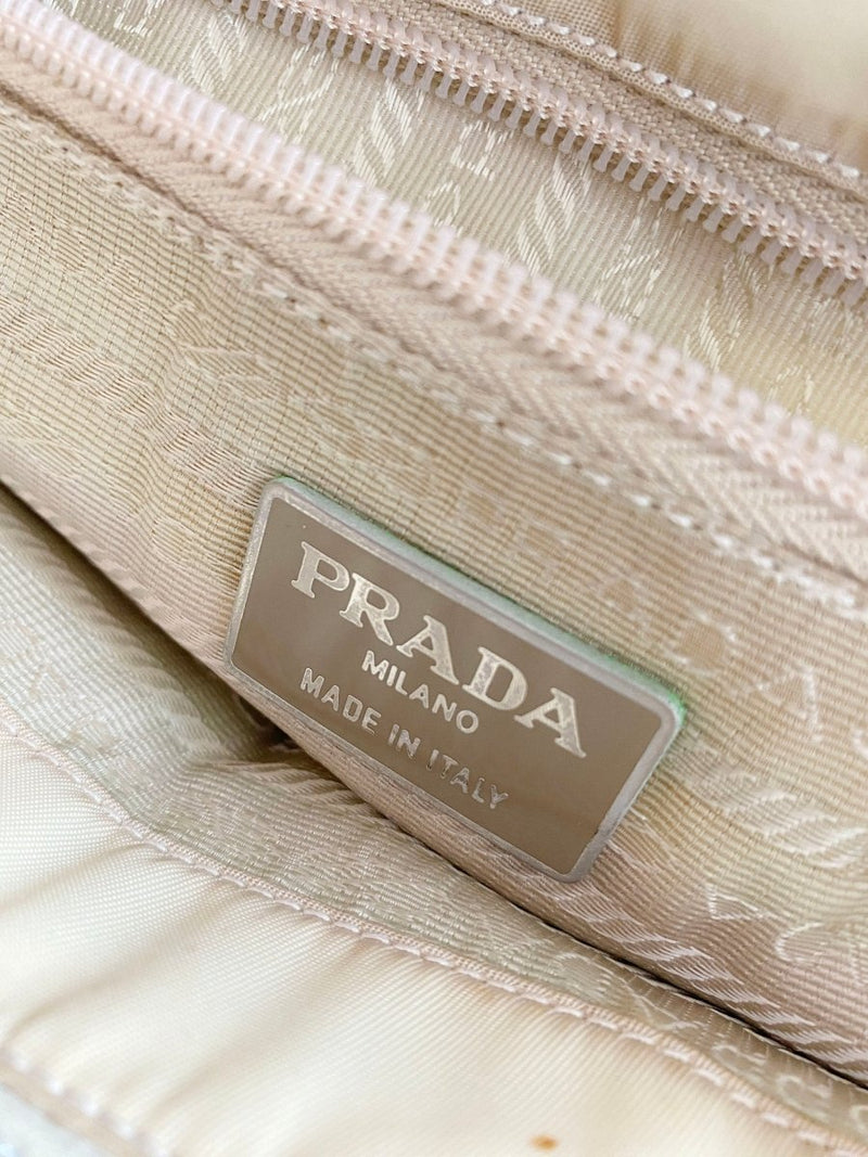 White Prada nylon tote bag - WILDE