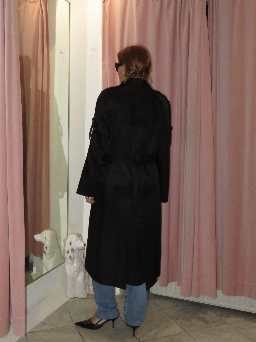 Yves Saint Laurent black trench - WILDE