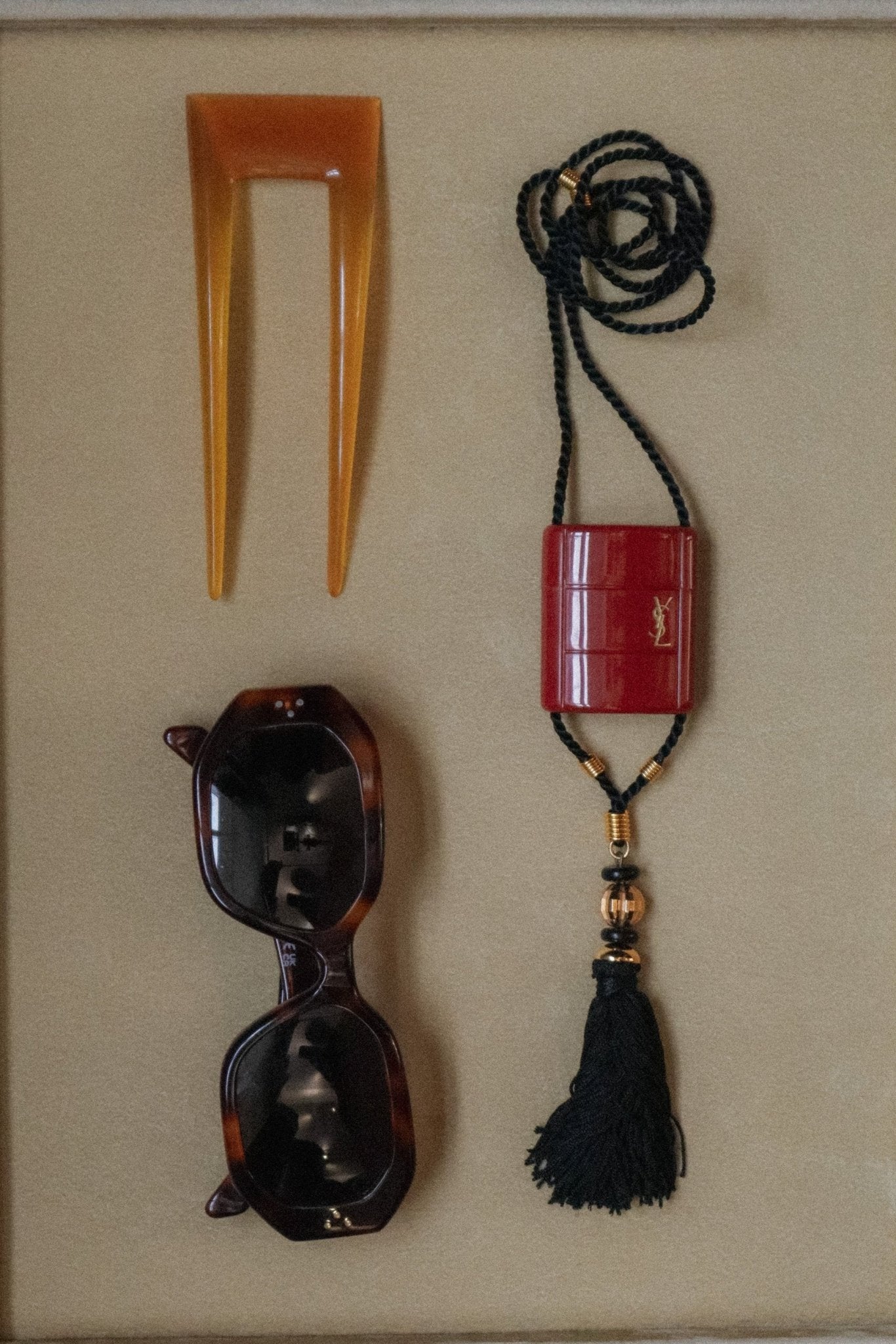 Yves Saint Laurent Opium Perfume Tassel Necklace - WILDE