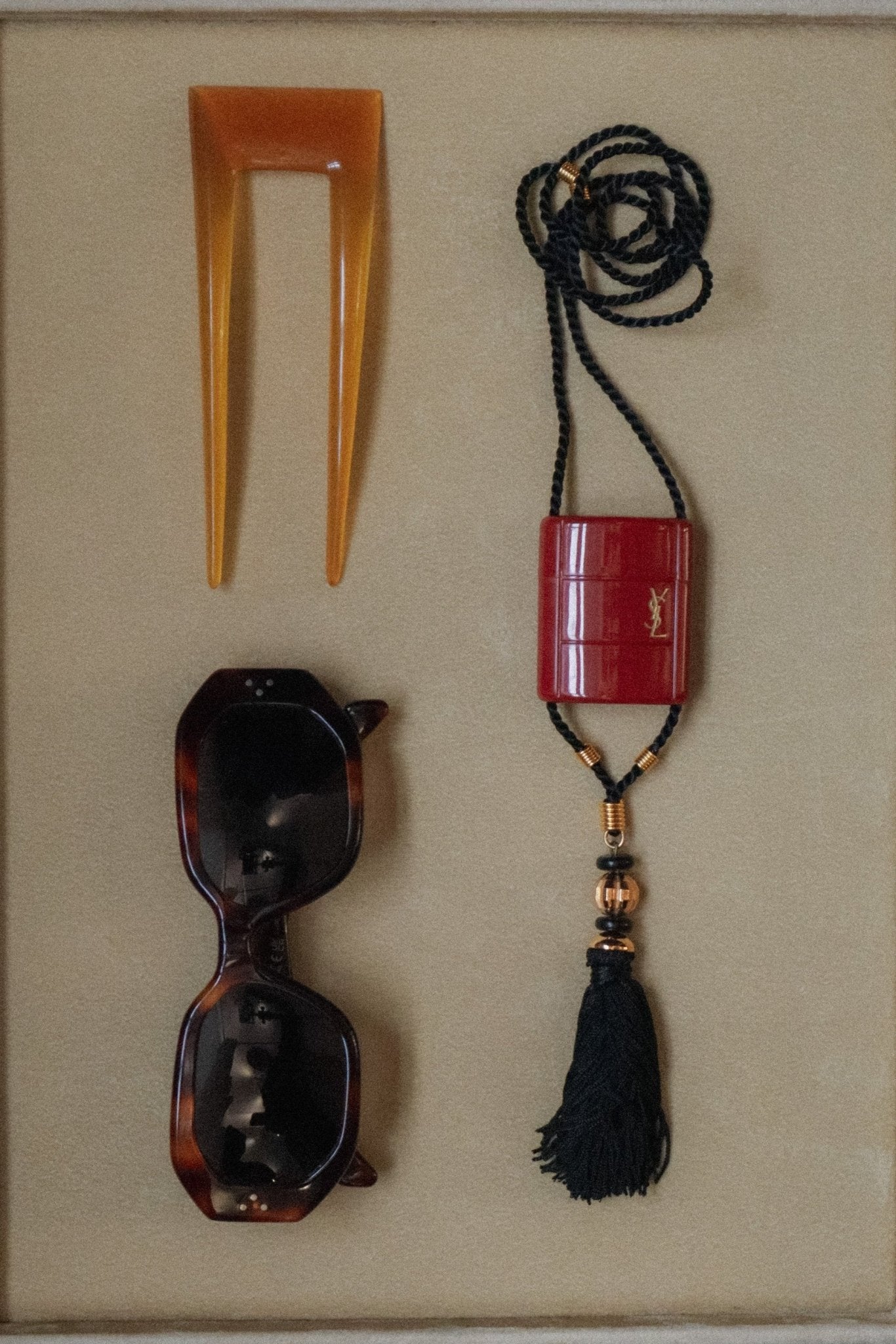 Yves Saint Laurent Opium Perfume Tassel Necklace - WILDE