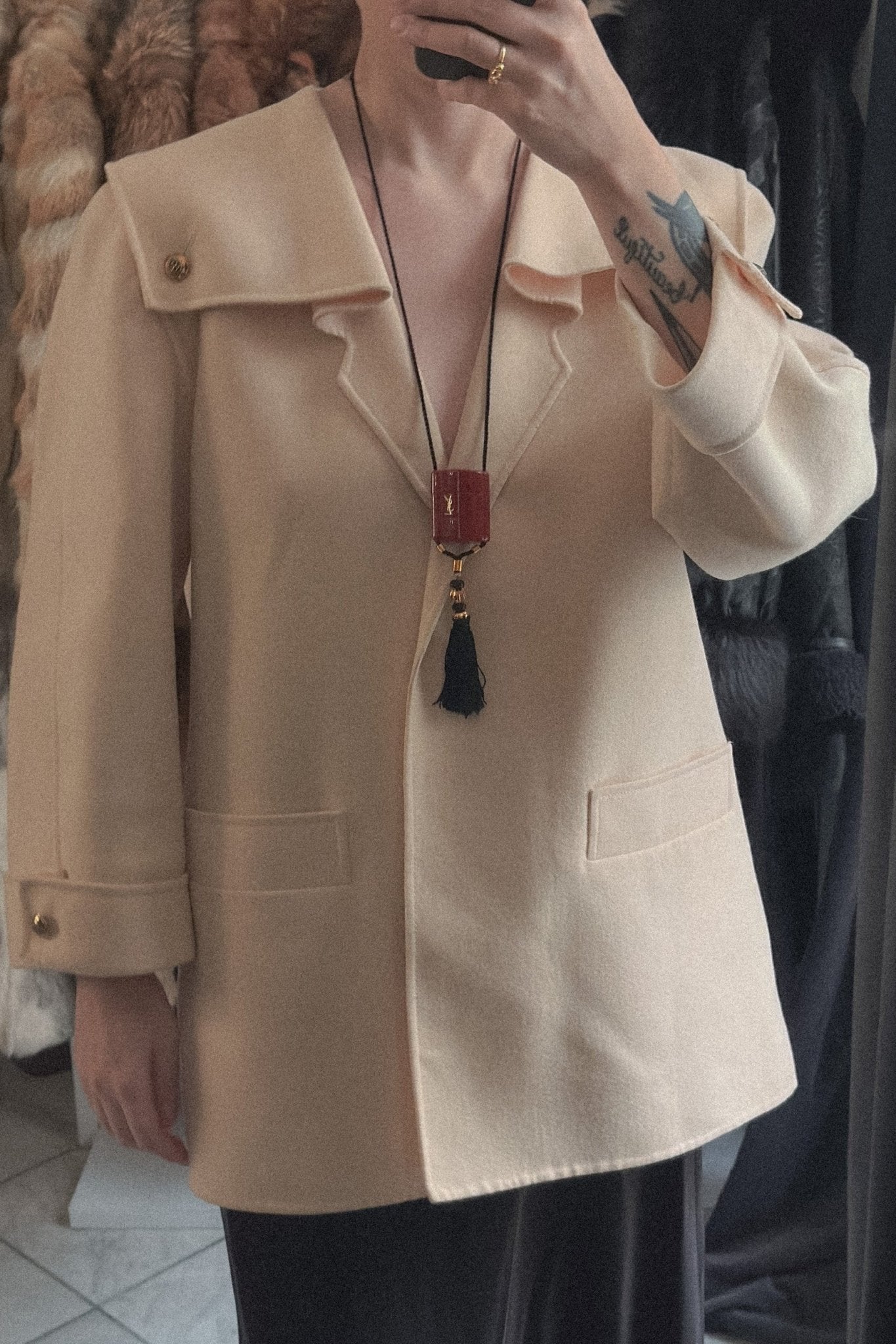 Yves Saint Laurent Opium Perfume Tassel Necklace - WILDE