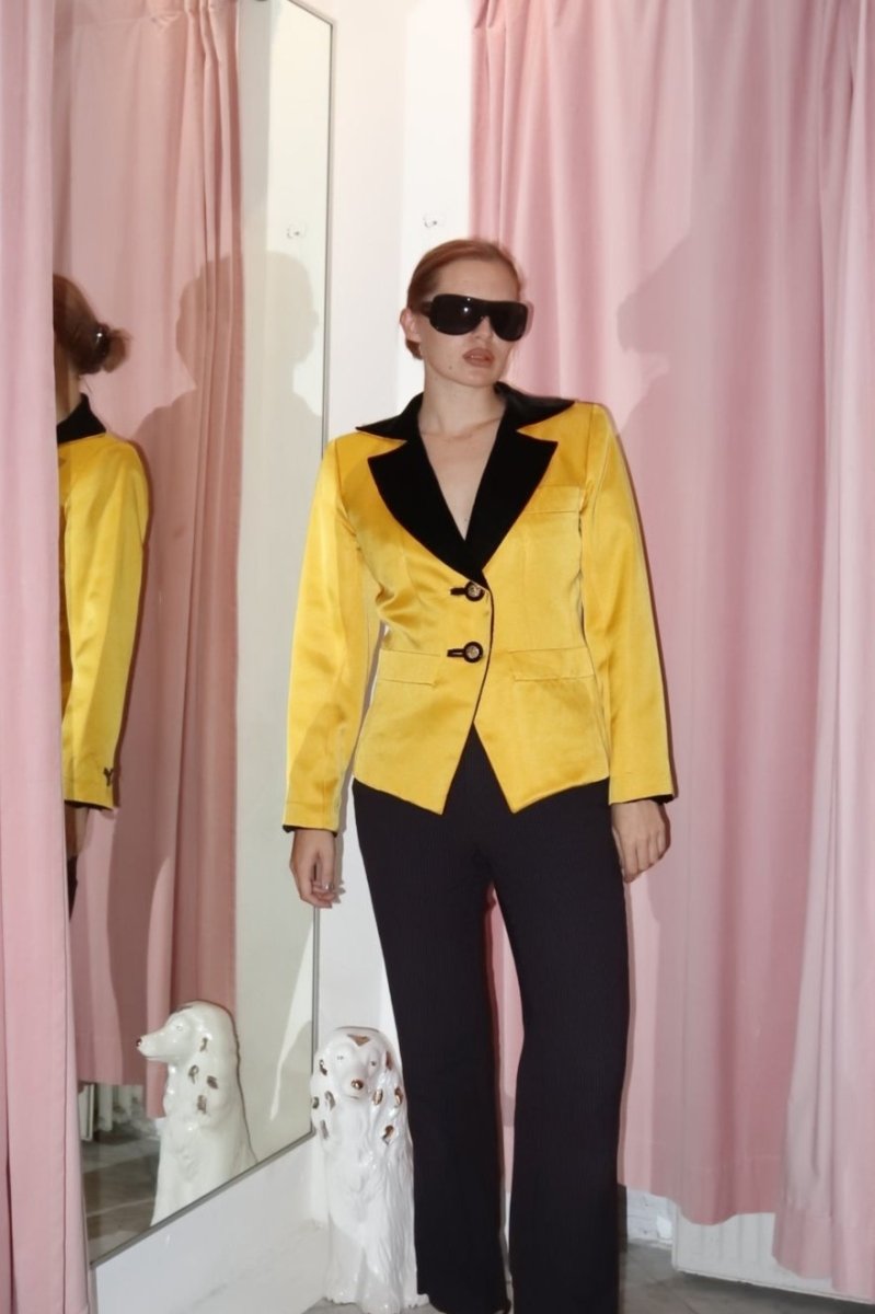 Yves Saint Laurent yellow jacket - WILDE