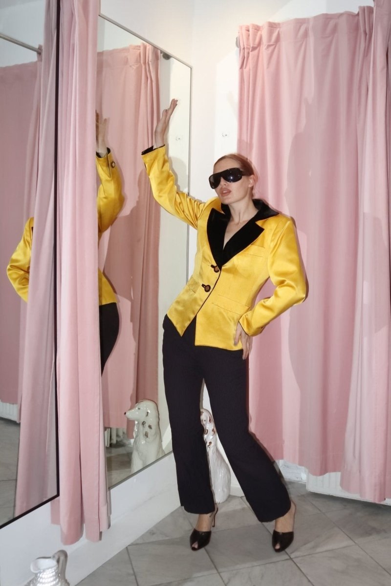 Yves Saint Laurent yellow jacket - WILDE