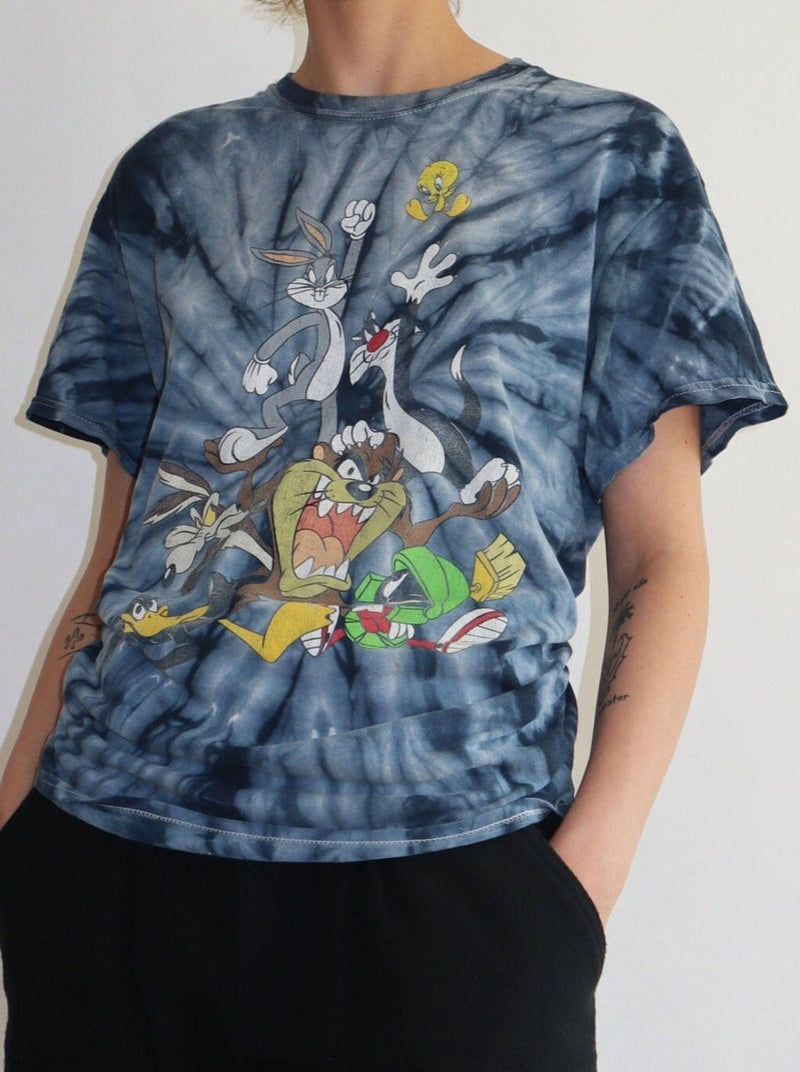 Vintage rad Looney Tunes tie dye tee t-shirt  All the items we sell are authentic vintage and one-of-a-kind. You will receive the exact item photographed.  Best fits women: small to medium.