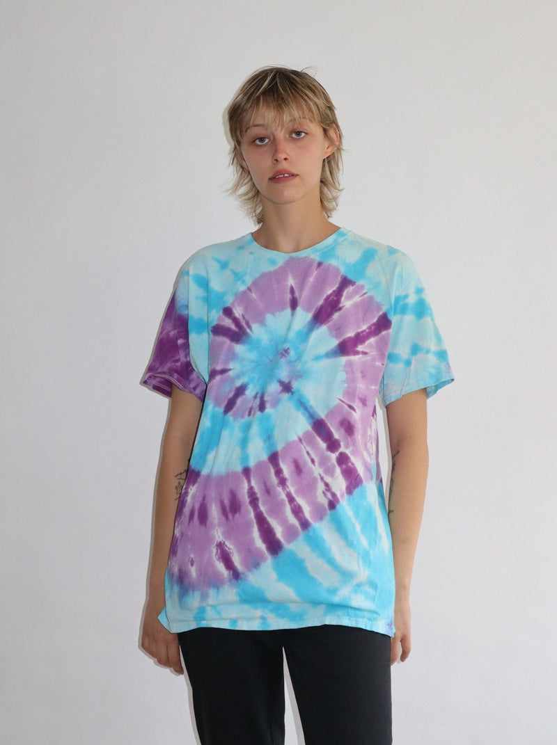 Rad hand-dyed T-shirt on a vintage 100% cotton tee.