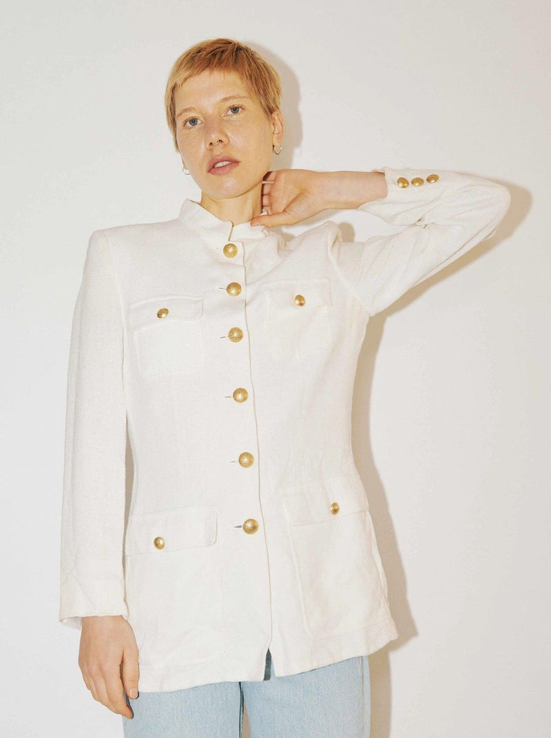Vintage Rena Lange linen jacket